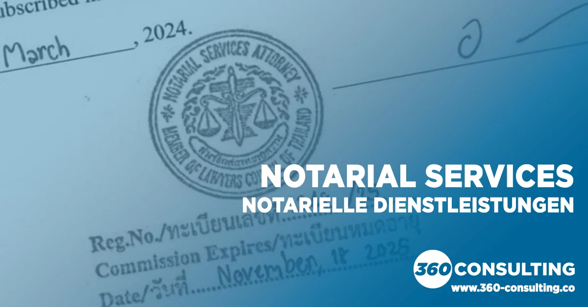 Notarielle Dienstleistungen
